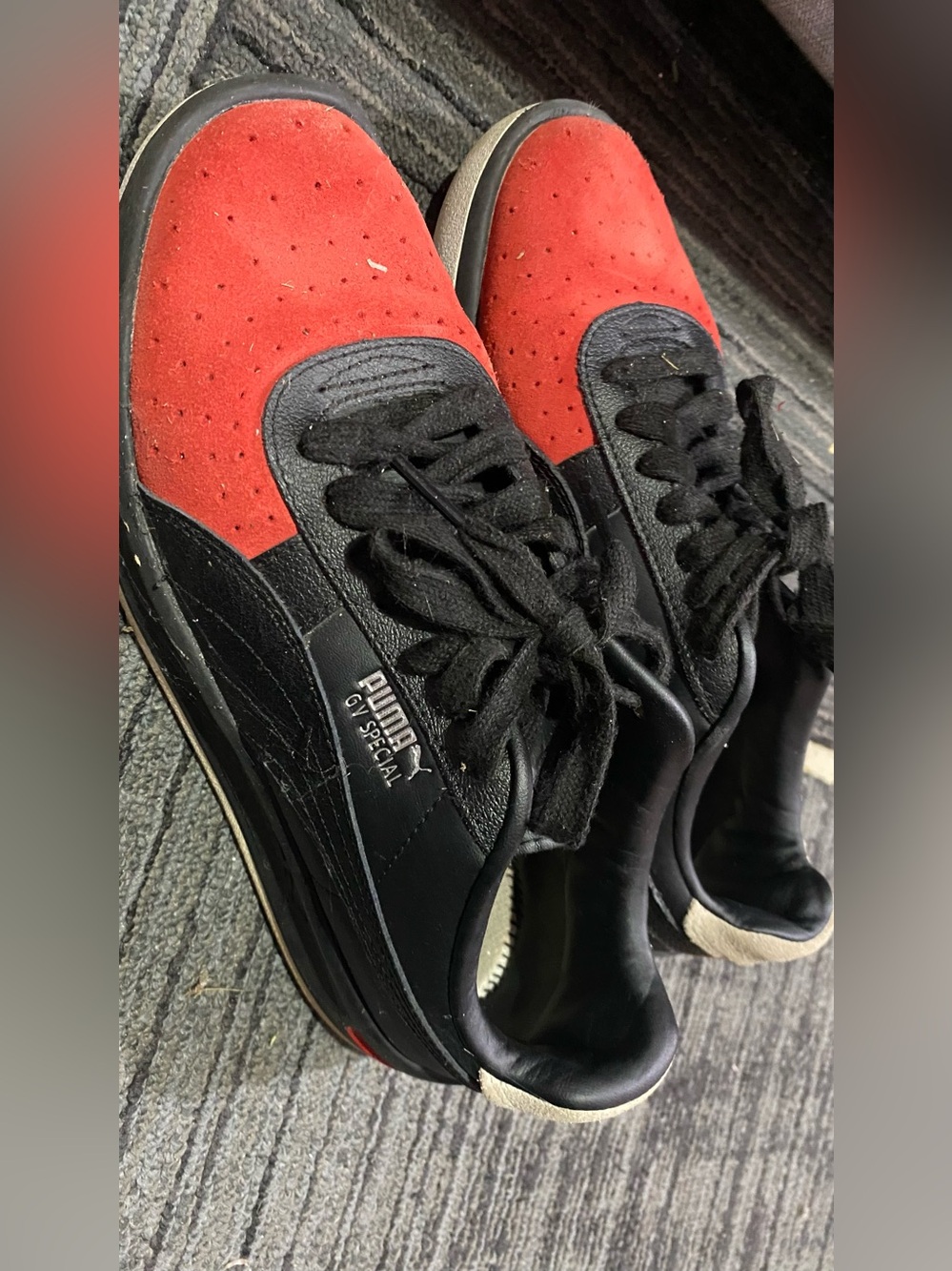 Puma GV Special Men's Sneakers in Red and Black